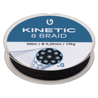 Kinetic 8 Braid 300m 0,20mm 15kg Black